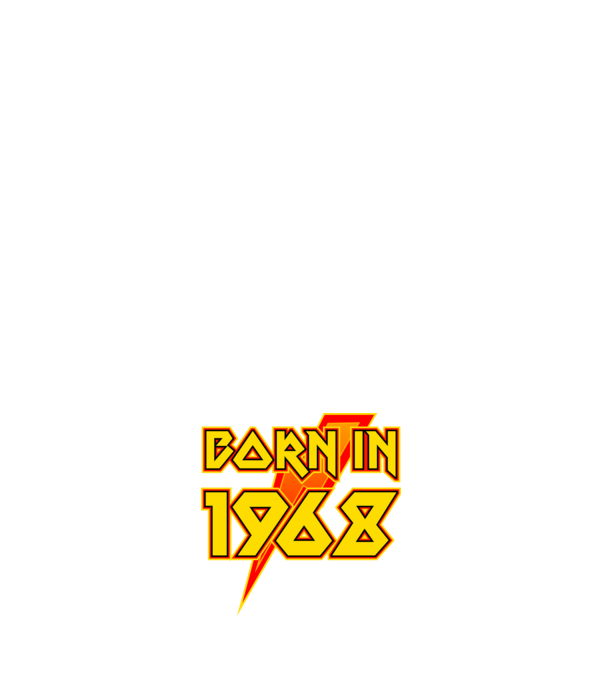 heavy metal born in 1968 minta fehér pólón