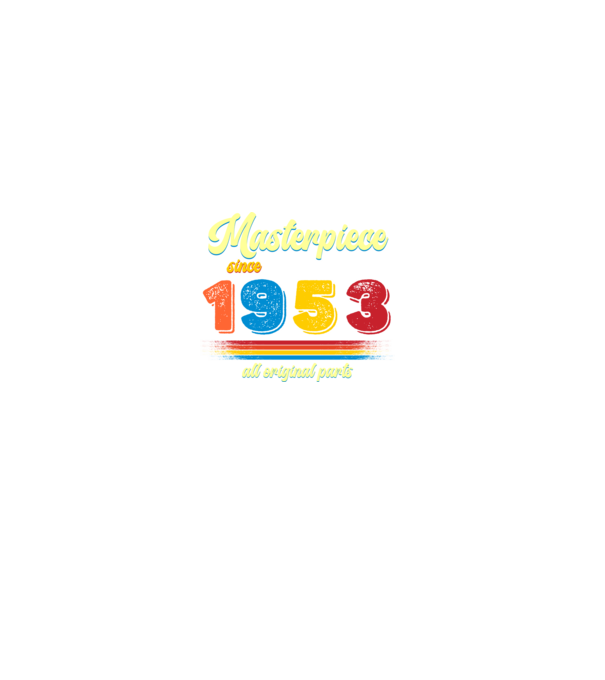masterpiece all original parts since 1953, mesterdarab, etalon minta farmerkék pólón