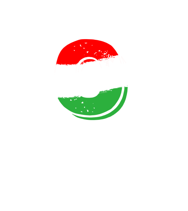 magyar trikolor, piros fehér zöld szám 0 minta fekete pólón