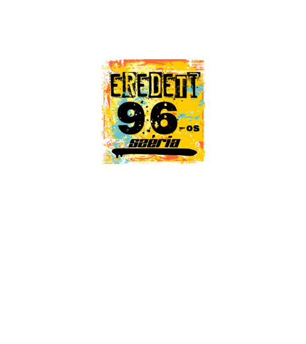 eredeti széria grunge graffiti 96-os, 1996 minta fekete pólón