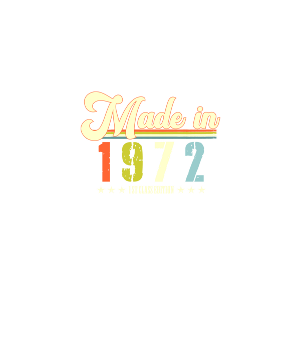 made in 1972, 1st class edition, születésnap, 1972-ben készült minta szürke pólón