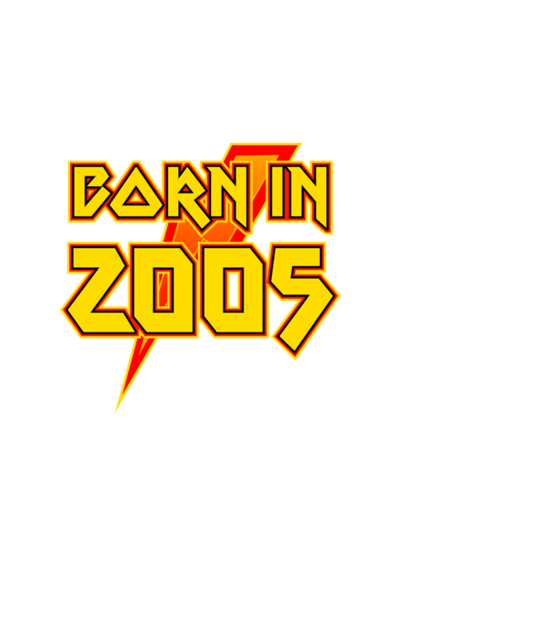 heavy metal born in 2005 minta fekete pólón