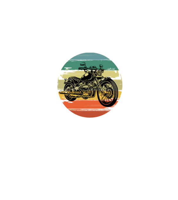 vintage retro motorkerékpár, oldtimer motor minta farmerkék pólón