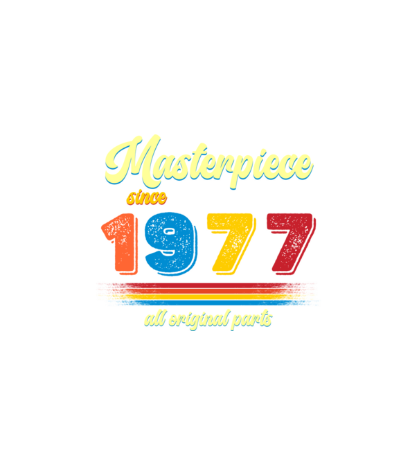 masterpiece all original parts since 1977, mesterdarab, etalon minta fehér pólón