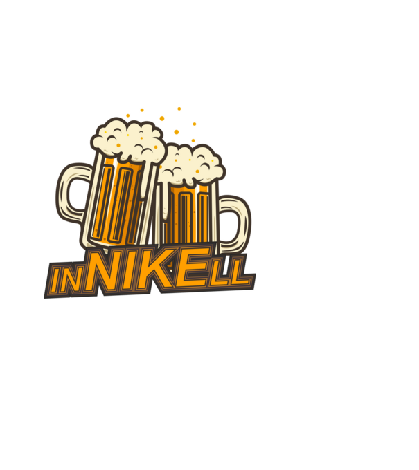 INNIKELL SÖRÖZŐS minta fekete pólón