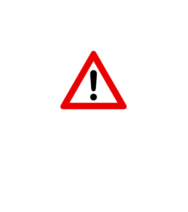 ITTHON FATER minta fekete pólón