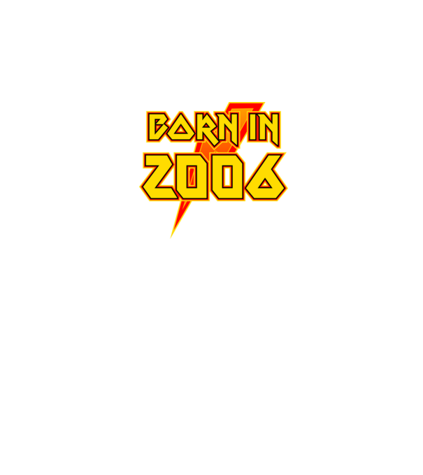 heavy metal born in 2006 minta sötétkék pólón