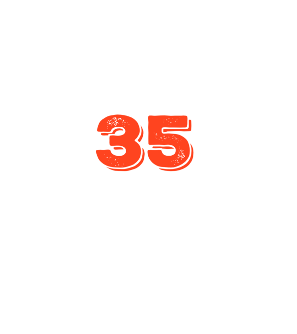 EGY QRVA SZÓT SEM, MÉG SZOKNOM KELL, 35 ÉVES SZÜLETÉSNAPRA minta fekete pólón