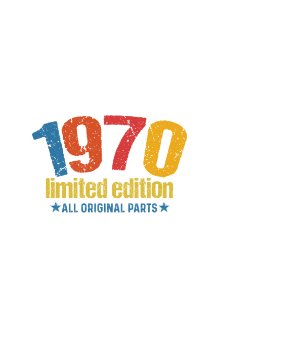 1970 limited edition ,all original parts, retro születésnapi évszám minta fekete pólón