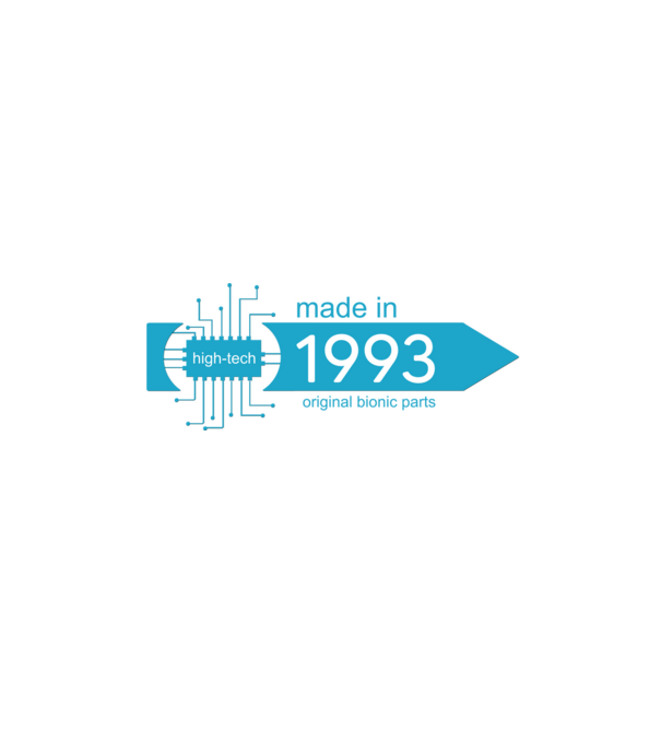 bionic parts birthday szülinap született 1993-ben minta fehér pólón