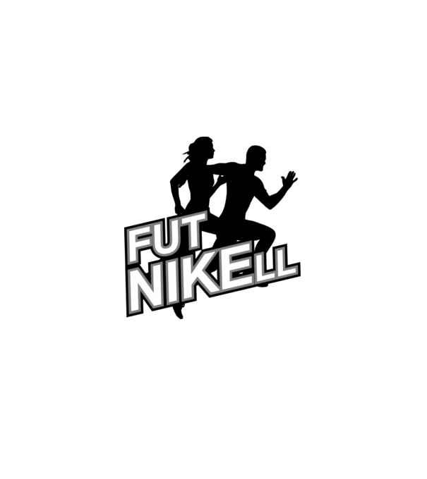 FUTNIKELL, FUTÓS PÓLÓ minta fehér pólón