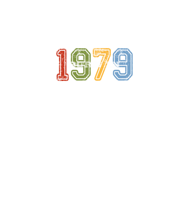 born in 1979 születésnapi felirat minta fekete pólón