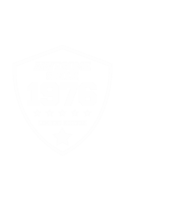 AWESOME1976 minta fekete pólón