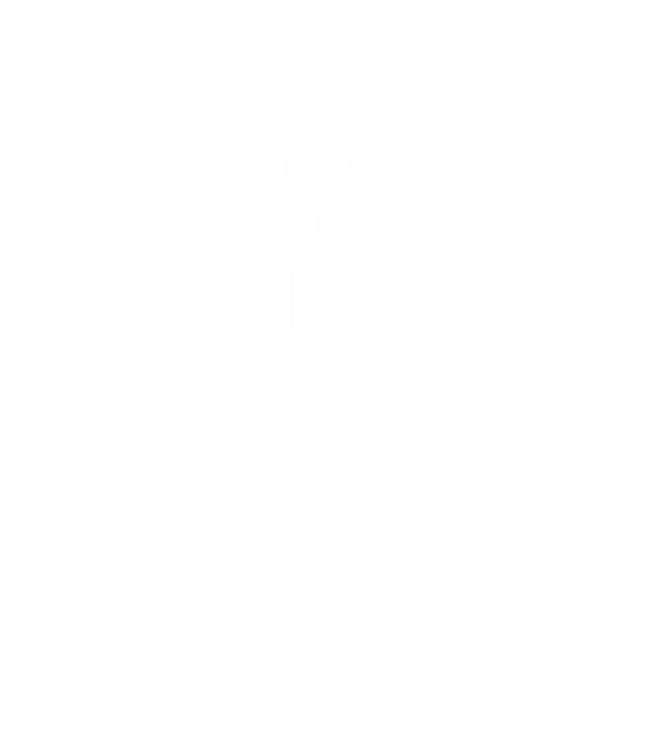 happy fckng birthday 18 years old minta fekete pólón