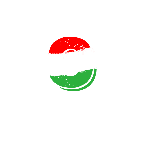 magyar trikolor, piros fehér zöld szám 0 minta fekete pólón