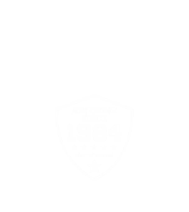 AWESOME1984 minta fekete pólón