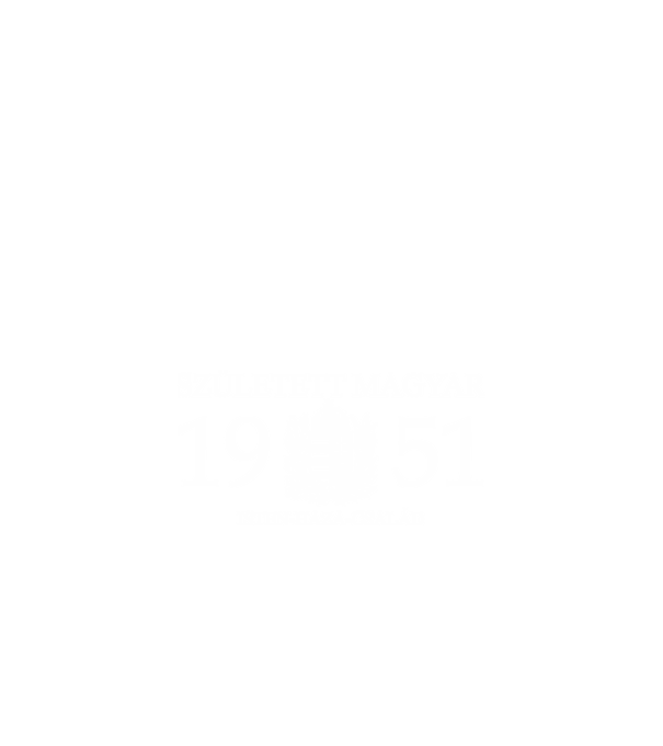 SZÜLETETT MAGYAR, ISTEN HAZA CSALÁD, SZÜLETETT 1951-BEN, MAGYAR CÍMER minta fekete pólón