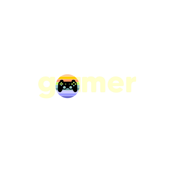 gamer felirat minta fekete pólón