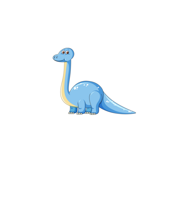 kék dino mesefigura minta világos rózsaszín pólón