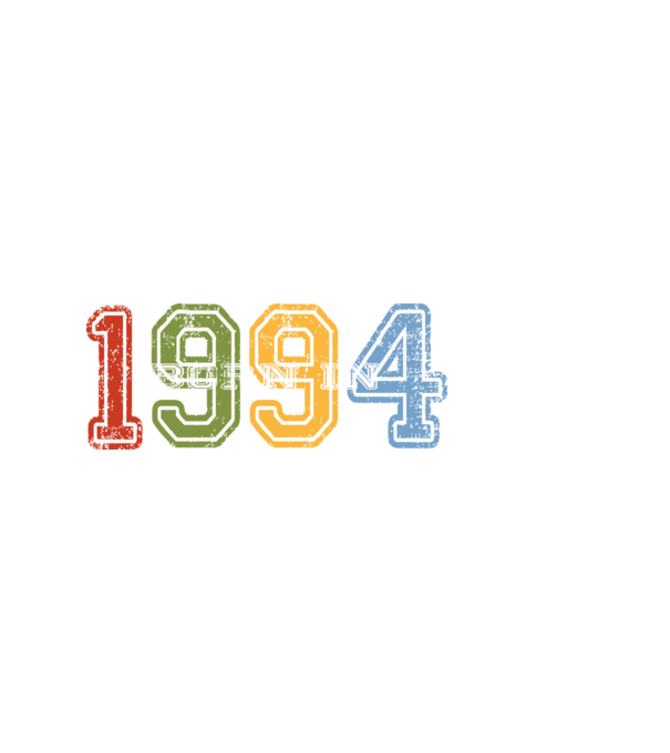 born in 1994 születésnapi felirat minta fekete pólón