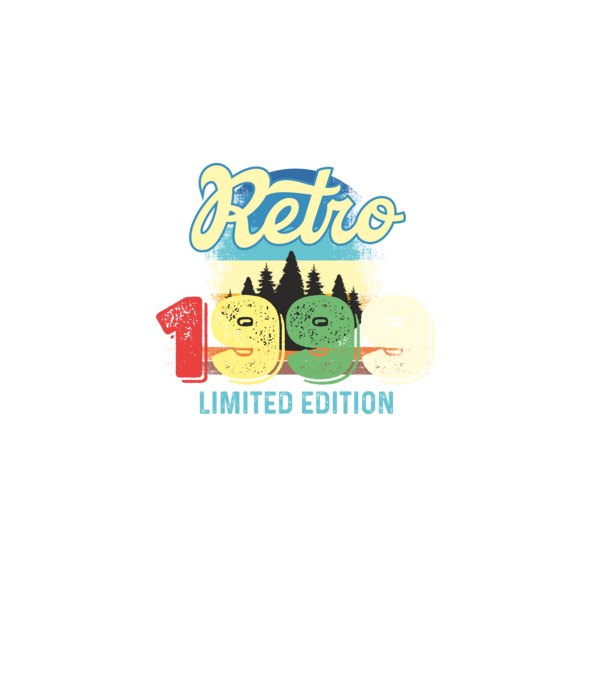 retro évszám, limited edition, 1999-ben születetteknek minta sötétkék pólón