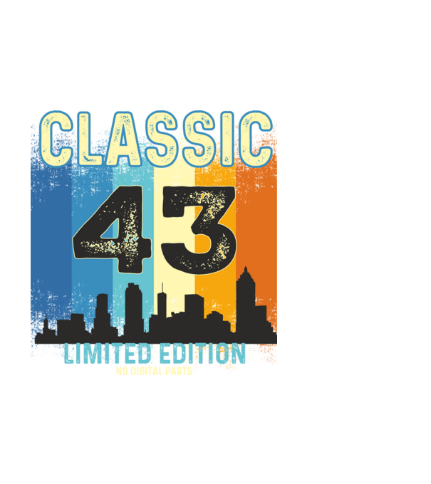 CLASSIC LIMITED EDITION NO DIGITAL PARTS 43 minta fekete pólón