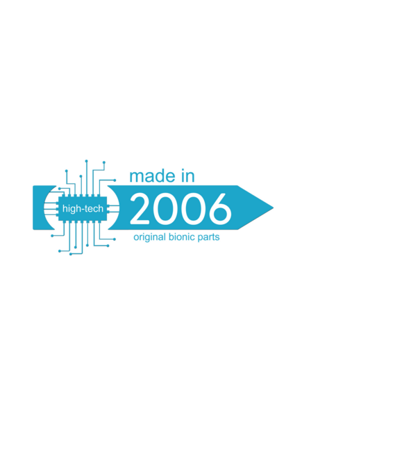 bionic parts birthday szülinap született 2006-ban minta világoskék pólón