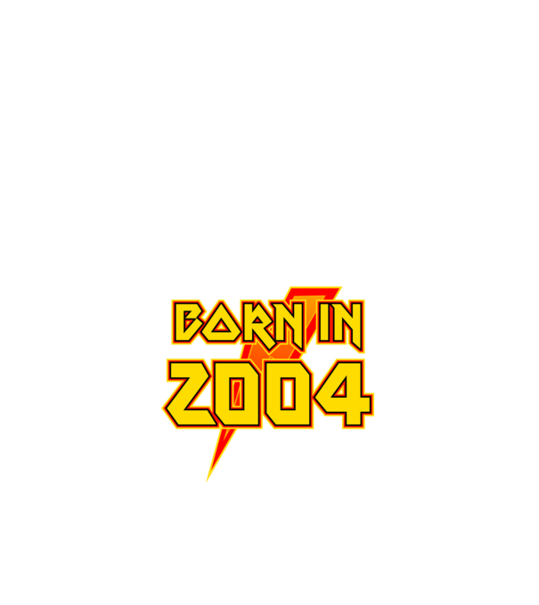 heavy metal born in 2004 minta fehér pólón