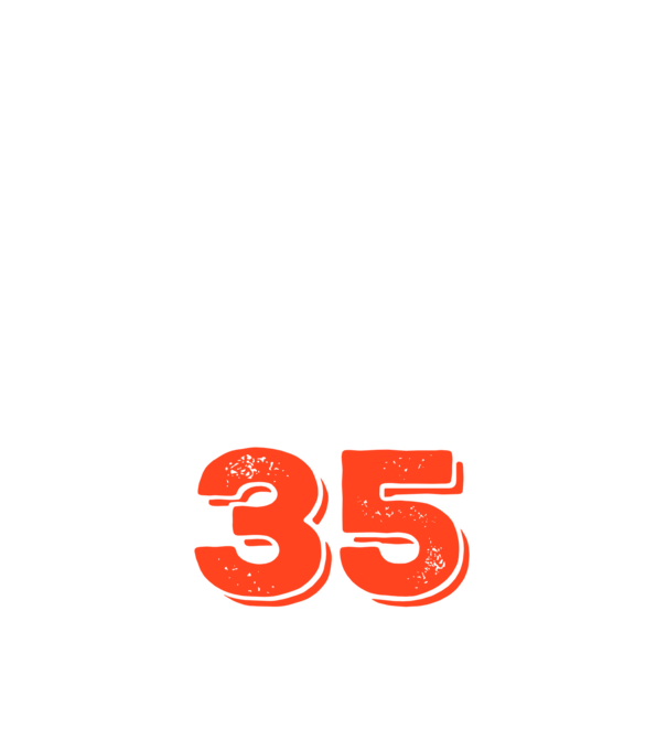 EGY QRVA SZÓT SEM, MÉG SZOKNOM KELL, 35 ÉVES SZÜLETÉSNAPRA minta fekete pólón