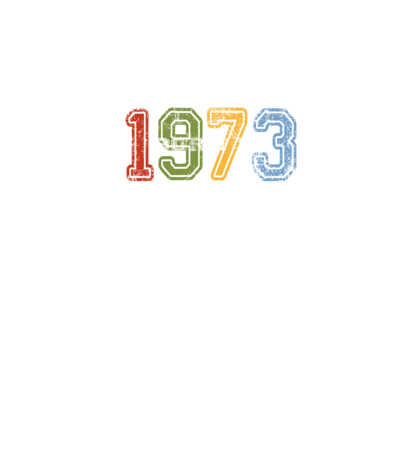 born in 1973 születésnapi felirat minta fekete pólón