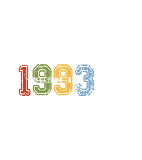 born in 1993 születésnapi felirat minta fekete pólón