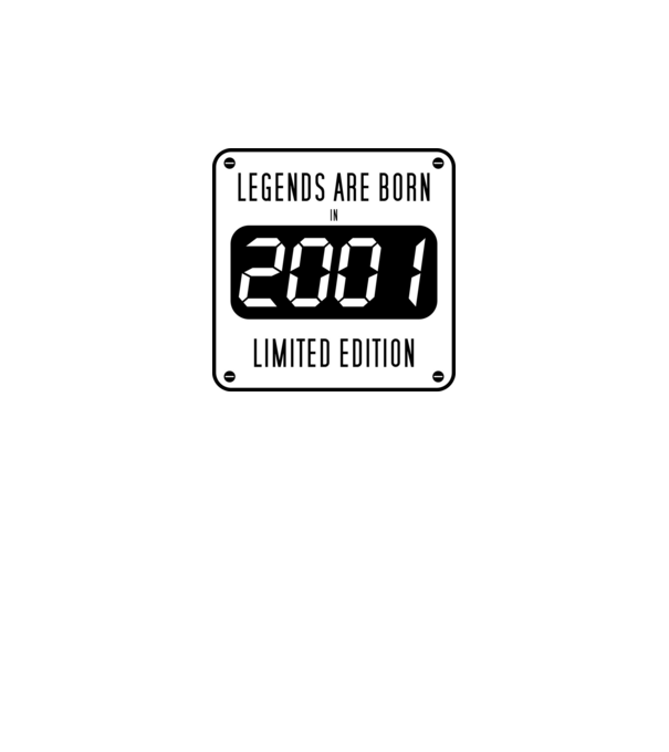 legends 2001 minta szürke pólón