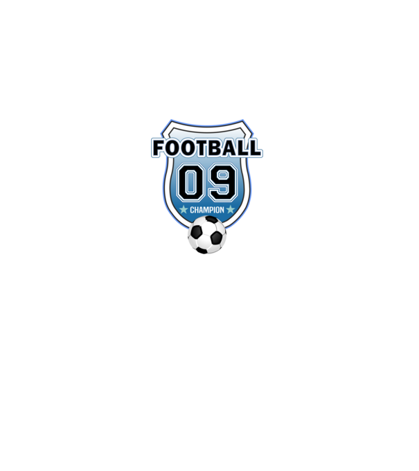 football champion focistás szülinapi embléma 9 éves minta homokszín pólón