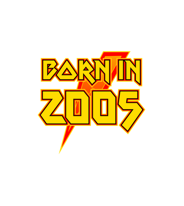 heavy metal born in 2005 minta fehér pólón