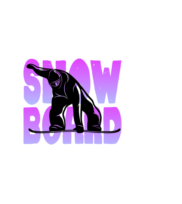 snowboard rider extrém minta fekete pólón