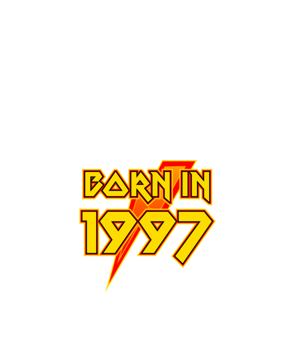 heavy metal born in 1997 minta fehér pólón