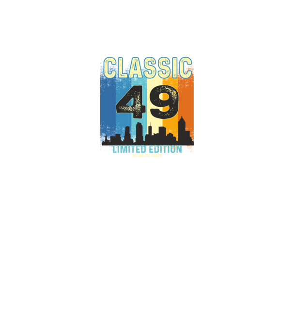 CLASSIC LIMITED EDITION NO DIGITAL PARTS 49 minta fekete pólón