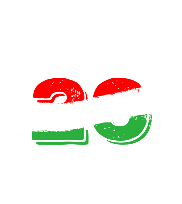 magyar trikolor, piro fehér zöld szám 20 minta fekete pólón