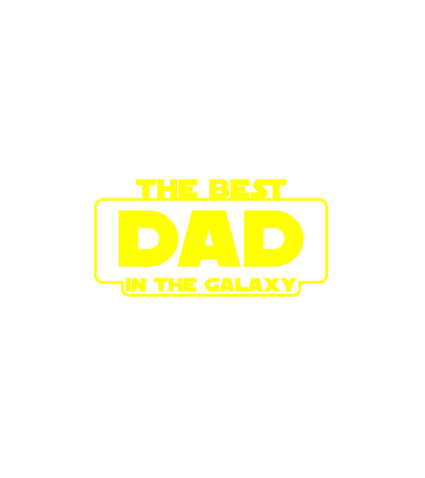 the best dad in the galaxy minta fehér pólón