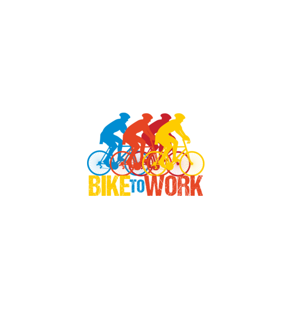 BIKE TO WORK BICAJOZZ A MUNKÁBA fiúk minta farmerkék pólón