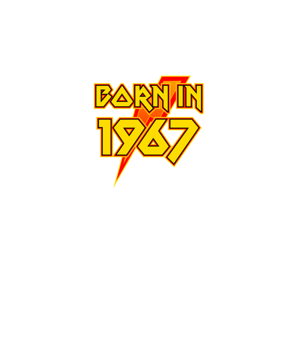 heavy metal born in 1967 minta fekete pólón
