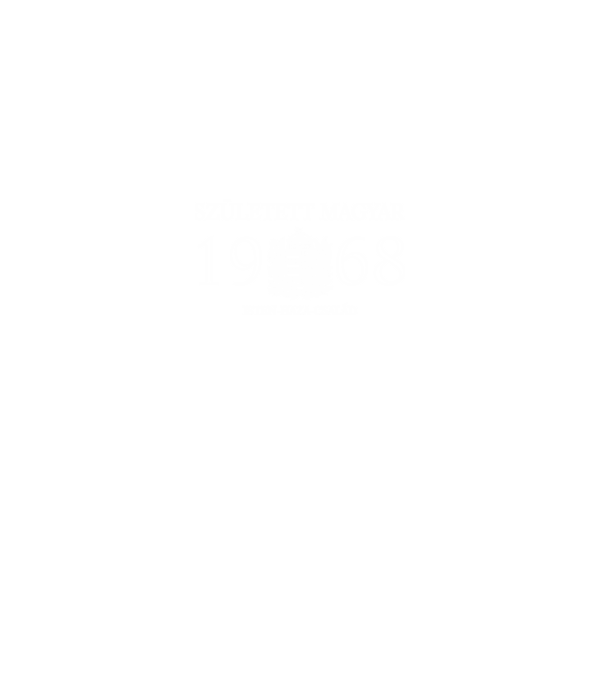 SZÜLETETT MAGYAR, ISTEN HAZA CSALÁD, SZÜLETETT 1968-BAN, MAGYAR CÍMER minta szürke pólón