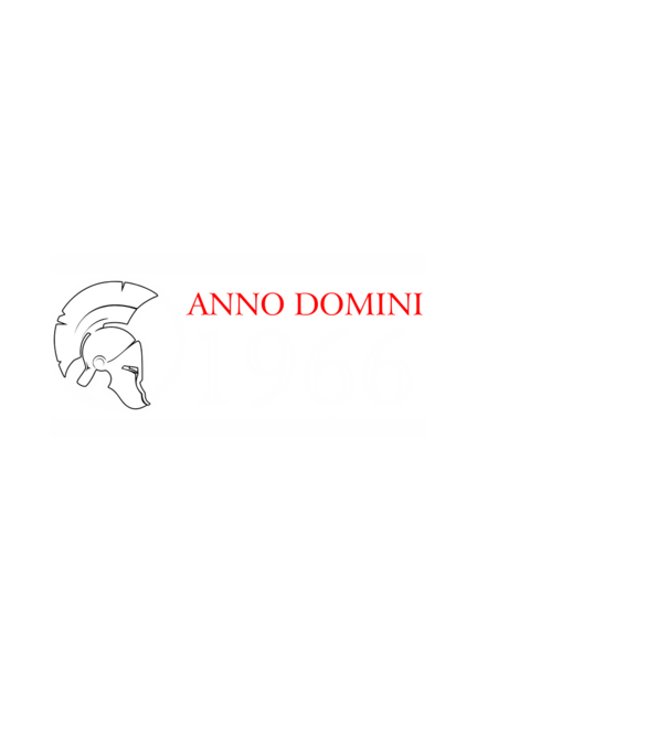 ANNO DOMINI, SZÜLETÉSNAPI ÉVSZÁM, GLADIÁTOR 1966 minta fehér pólón