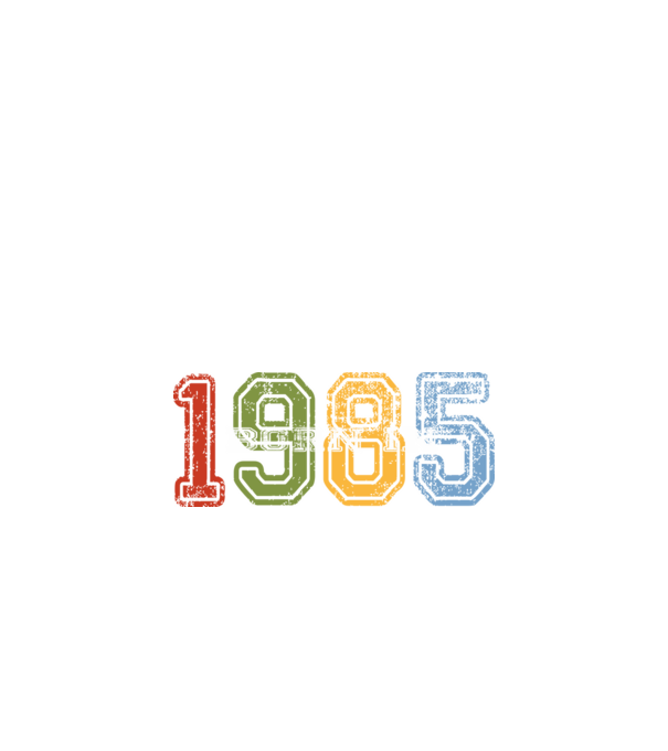 born in 1985 születésnapi felirat minta fekete pólón