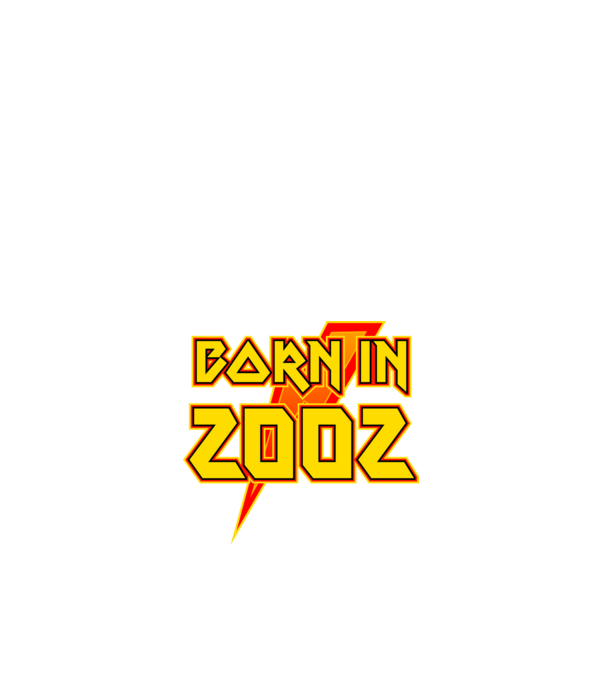heavy metal born in 2002 minta fehér pólón