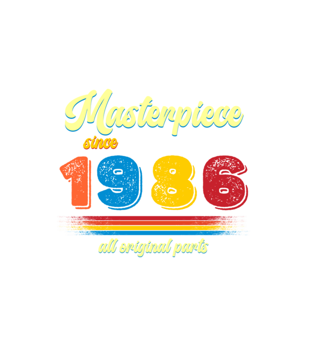 masterpiece all original parts since 1986, mesterdarab, etalon minta fehér pólón