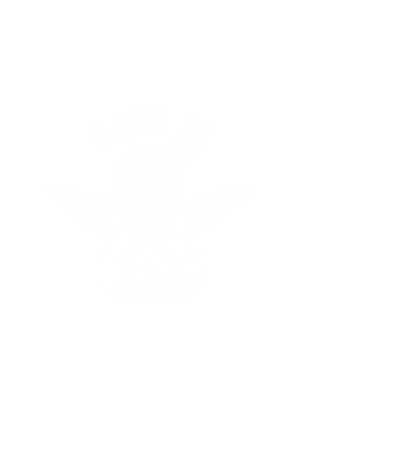 SKULL, koponya MADE IN 1985 minta fekete pólón