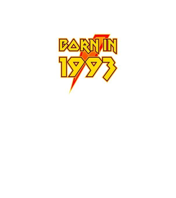 heavy metal born in 1993 minta fekete pólón