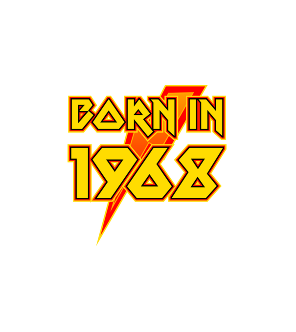 heavy metal born in 1968 minta fehér pólón