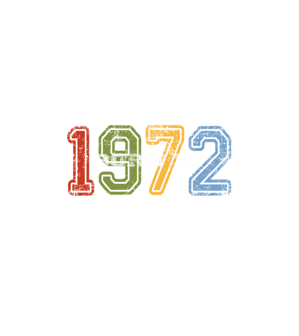 born in 1972 születésnapi felirat minta fekete pólón